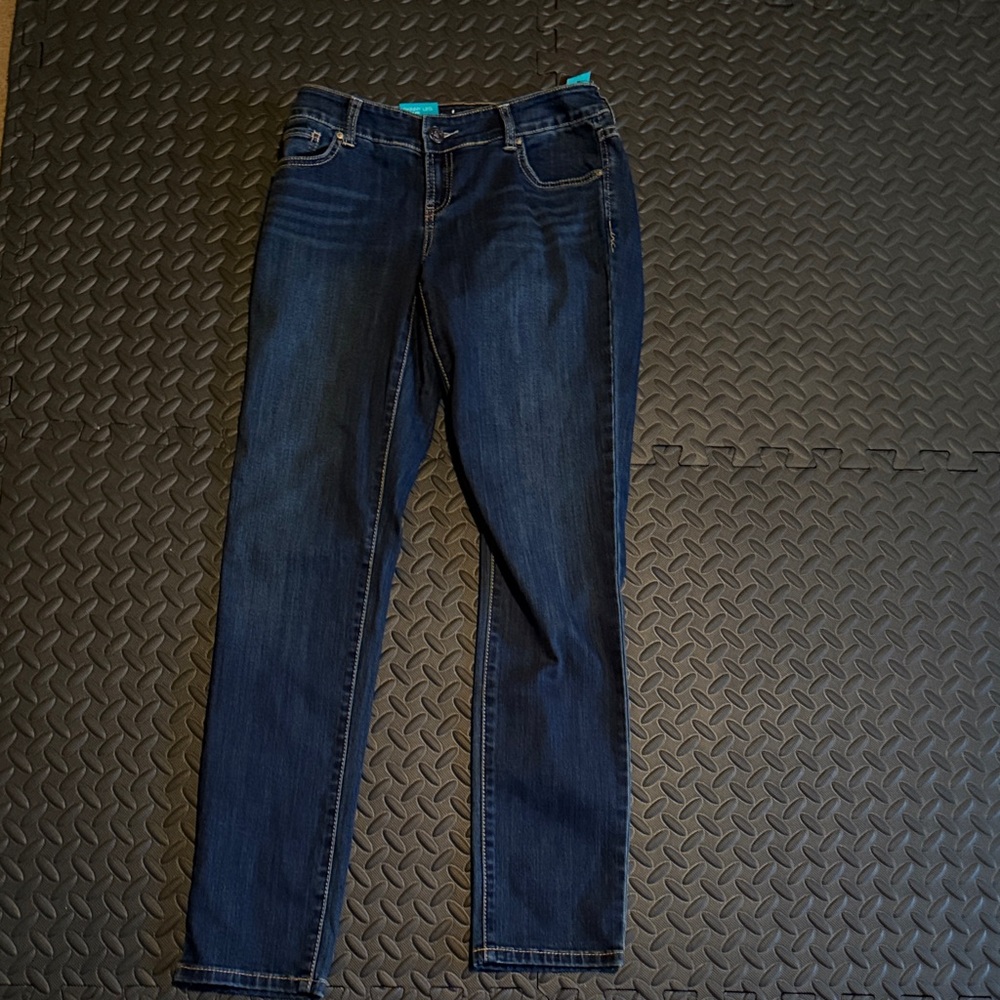 INC International Concepts Dark Blue Skinny Jeans